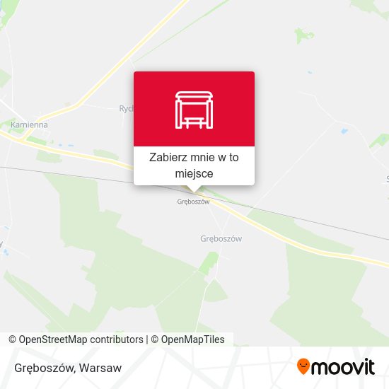 Mapa Gręboszów