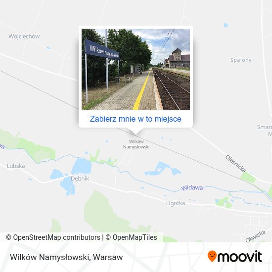 Mapa Wilków Namysłowski