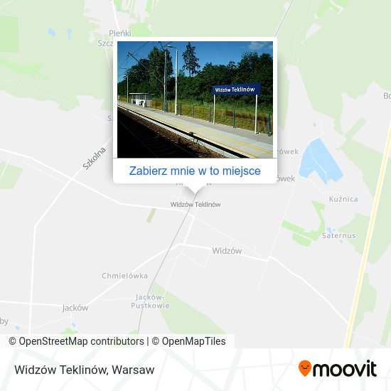 Mapa Widzów Teklinów