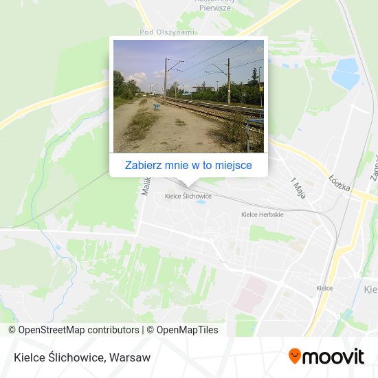 Mapa Kielce Ślichowice