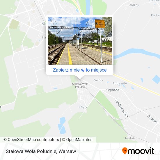 Mapa Stalowa Wola Południe