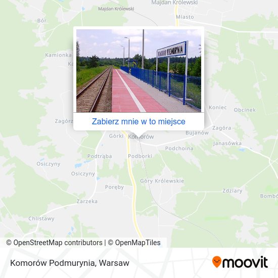 Mapa Komorów Podmurynia