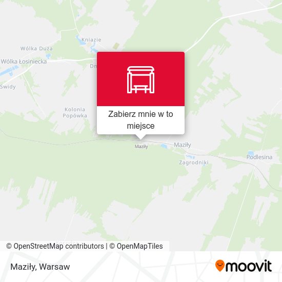 Mapa Maziły