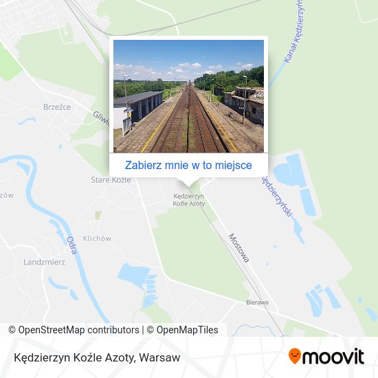 Mapa Kędzierzyn Koźle Azoty