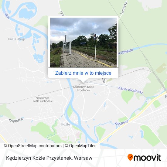 Mapa Kędzierzyn Koźle Przystanek