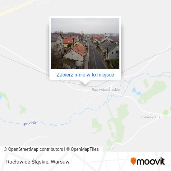 Mapa Racławice Śląskie