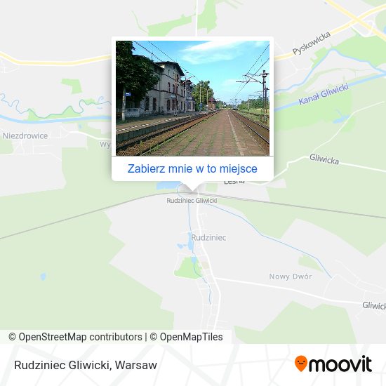 Mapa Rudziniec Gliwicki