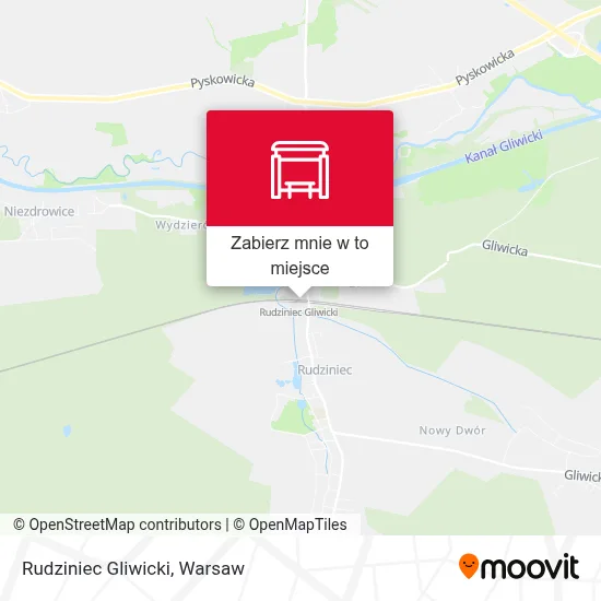Mapa Rudziniec Gliwicki