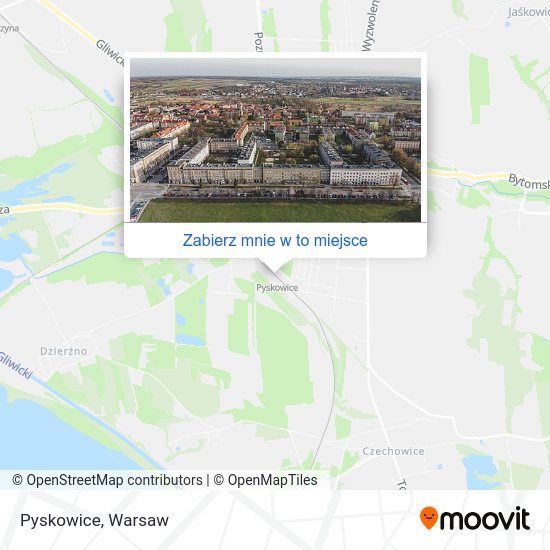 Mapa Pyskowice