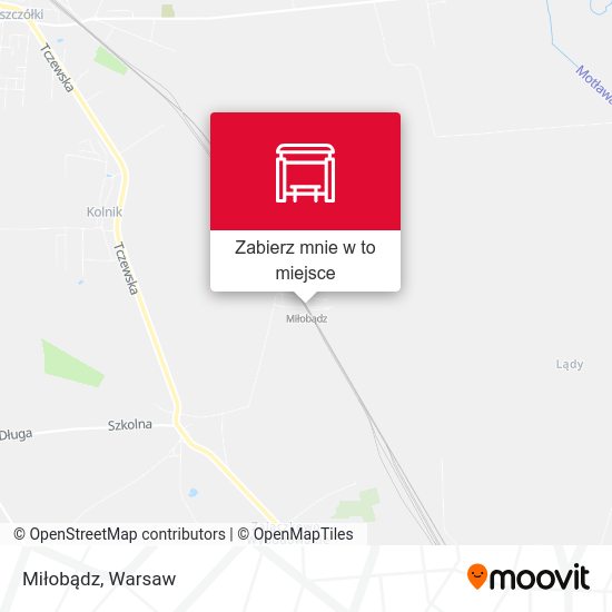 Mapa Miłobądz