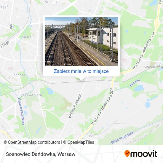 Mapa Sosnowiec Dańdówka