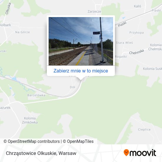 Mapa Chrząstowice Olkuskie