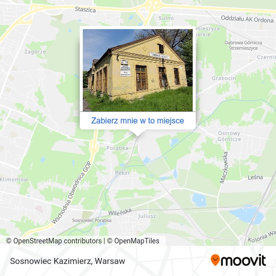 Mapa Sosnowiec Kazimierz