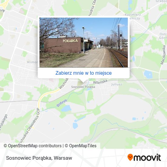 Mapa Sosnowiec Porąbka