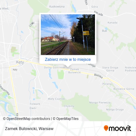 Mapa Zamek Bulowicki