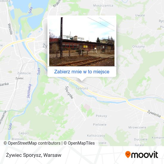 Mapa Żywiec Sporysz