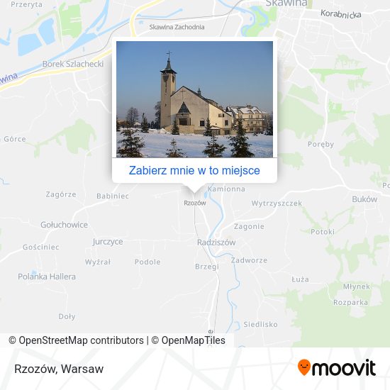 Mapa Rzozów