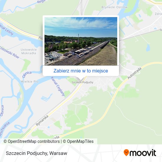 Mapa Szczecin Podjuchy