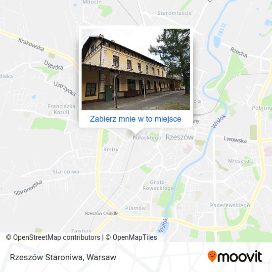 Mapa Rzeszów Staroniwa