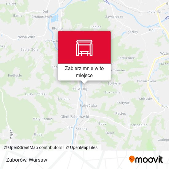 Mapa Zaborów