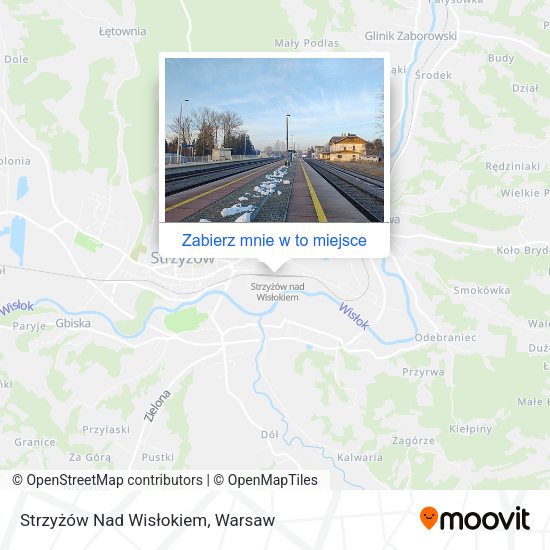 Mapa Strzyżów Nad Wisłokiem