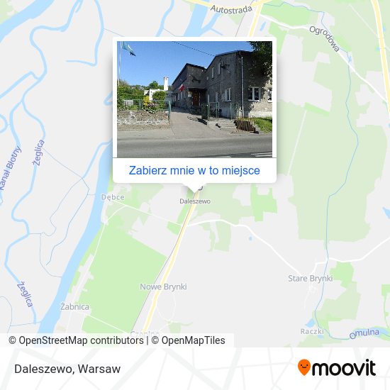 Mapa Daleszewo