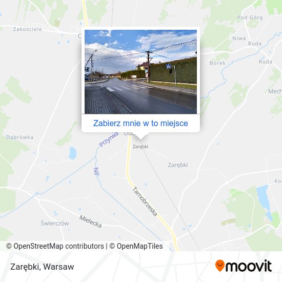 Mapa Zarębki