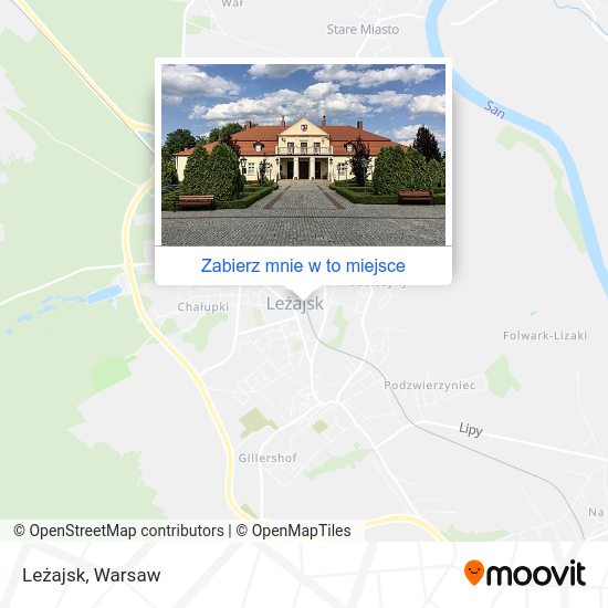 Mapa Leżajsk