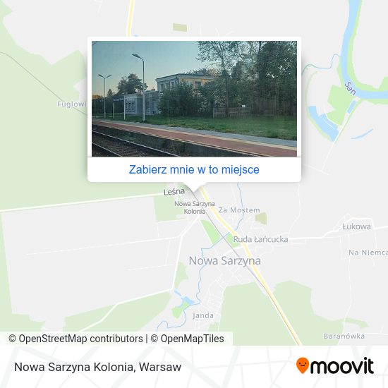 Mapa Nowa Sarzyna Kolonia