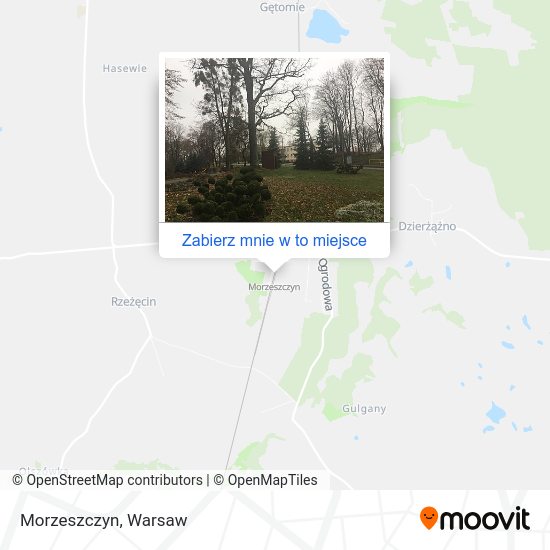 Mapa Morzeszczyn