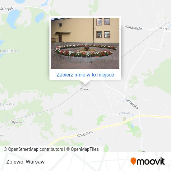 Mapa Zblewo