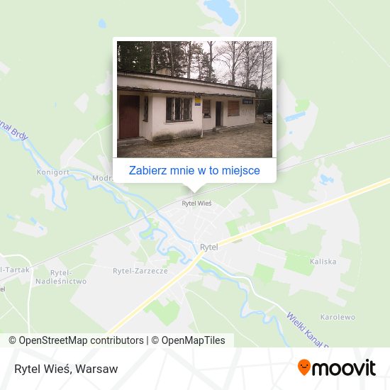 Mapa Rytel Wieś