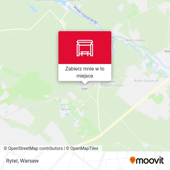 Mapa Rytel