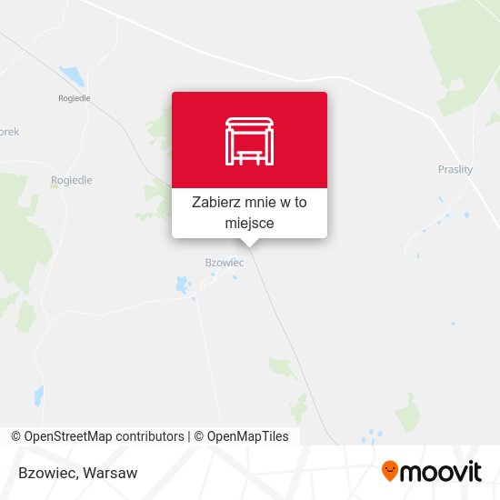 Mapa Bzowiec