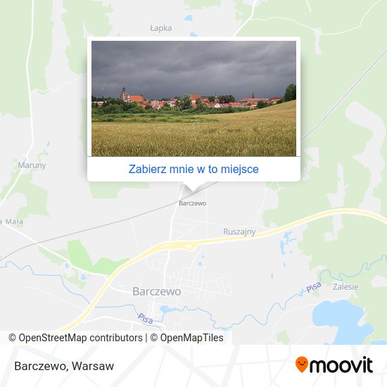 Mapa Barczewo