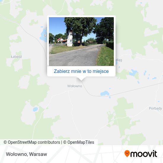 Mapa Wołowno