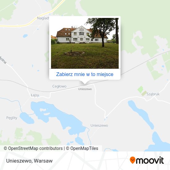 Mapa Unieszewo