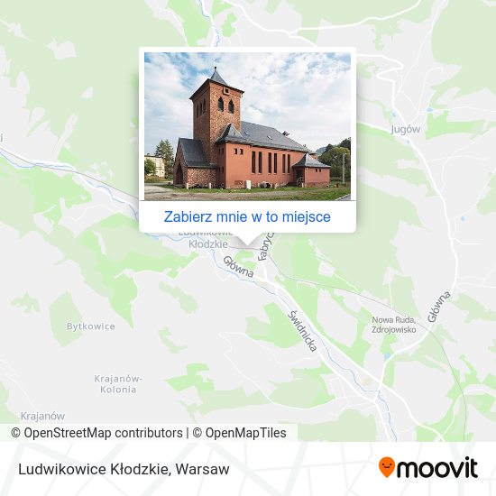 Mapa Ludwikowice Kłodzkie