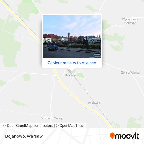 Mapa Bojanowo