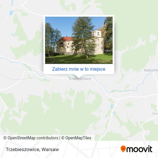 Mapa Trzebieszowice