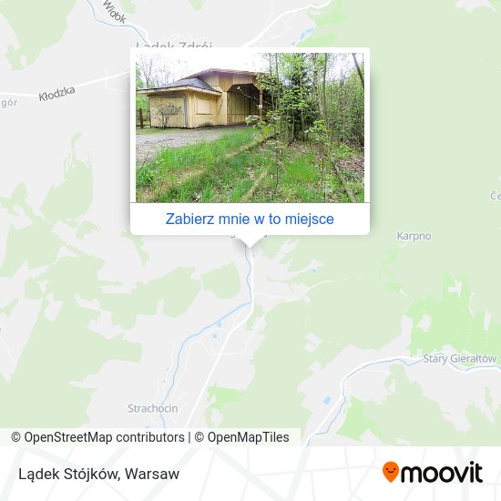 Mapa Lądek Stójków