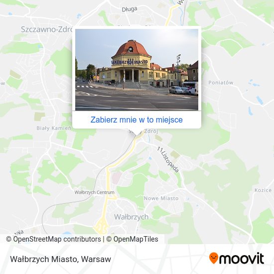 Mapa Wałbrzych Miasto