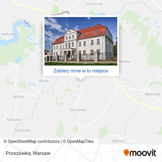 Mapa Proszówka