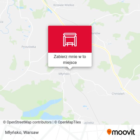 Mapa Młyńsko