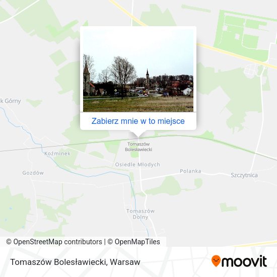 Mapa Tomaszów Bolesławiecki