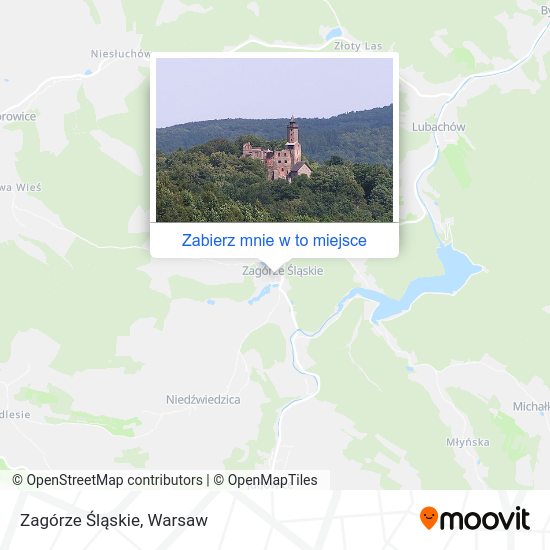 Mapa Zagórze Śląskie