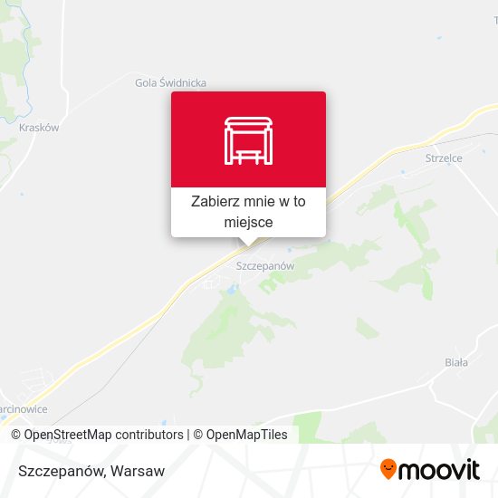 Mapa Szczepanów