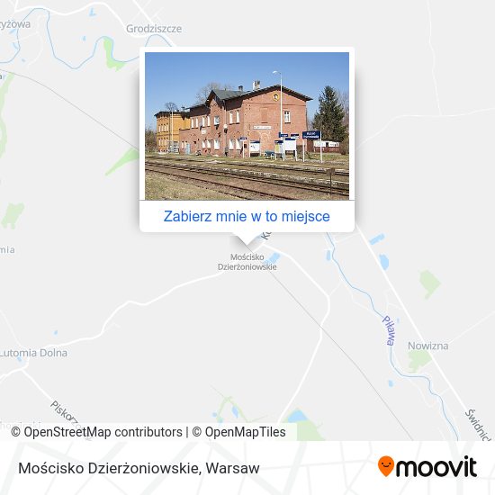 Mapa Mościsko Dzierżoniowskie