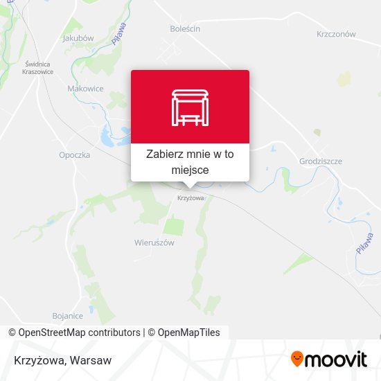 Mapa Krzyżowa