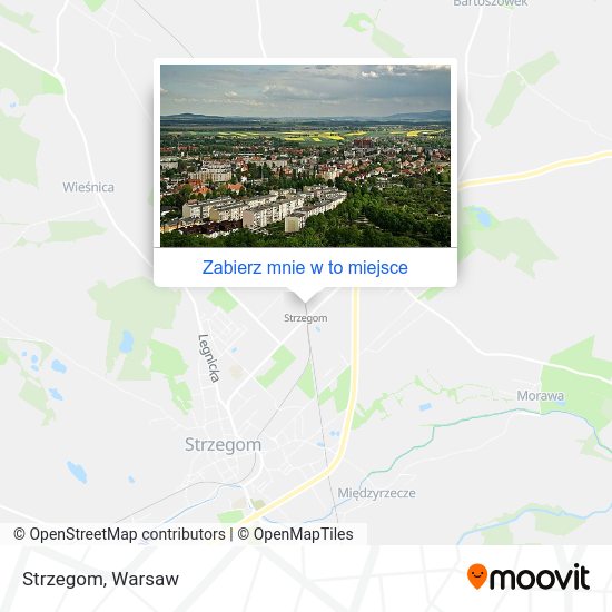 Mapa Strzegom